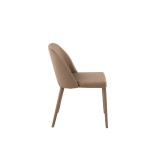 DINING CHAIR CH TEXTIL LEGS BROWN